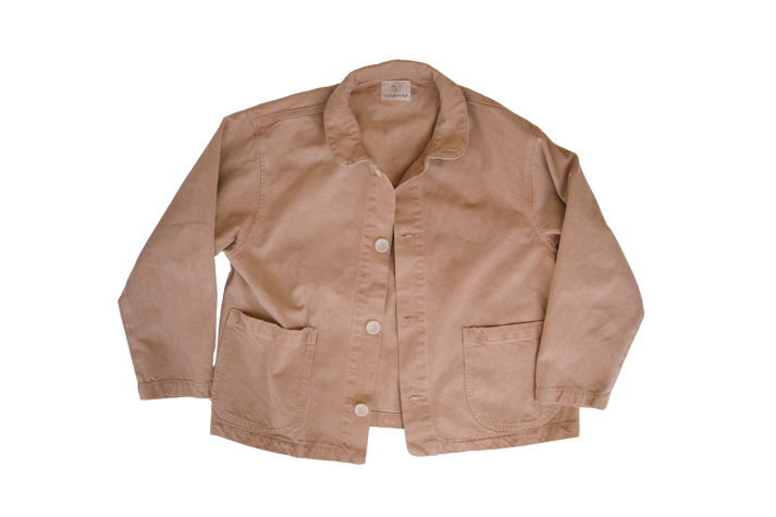 OLDERBROTHER CHORE COAT IN DUSTY ROSE
