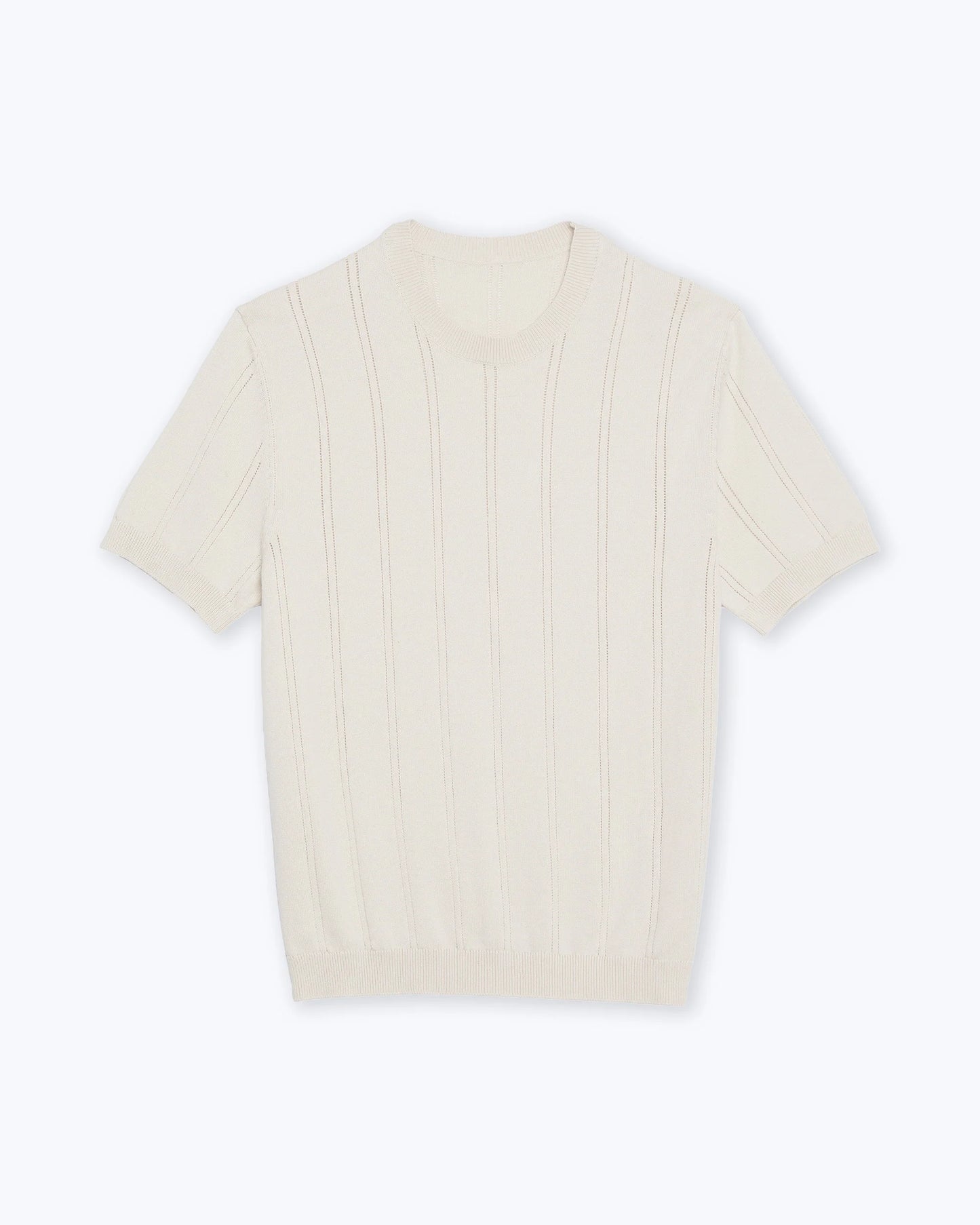 ALEX CRANE LOLO DROP NEEDLE SWEATER SHIRT IN SHELL