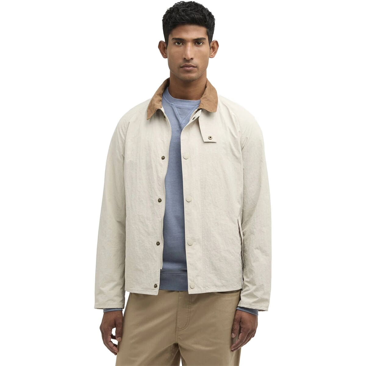 BARBOUR TRACKER SHOWERPROOF JACKET IN MIST