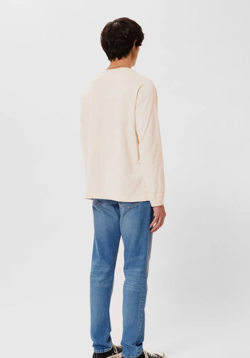 NUDIE JEANS STEADY EDDIE II IN BLUE HAZE in BLUE HAZE — view 4