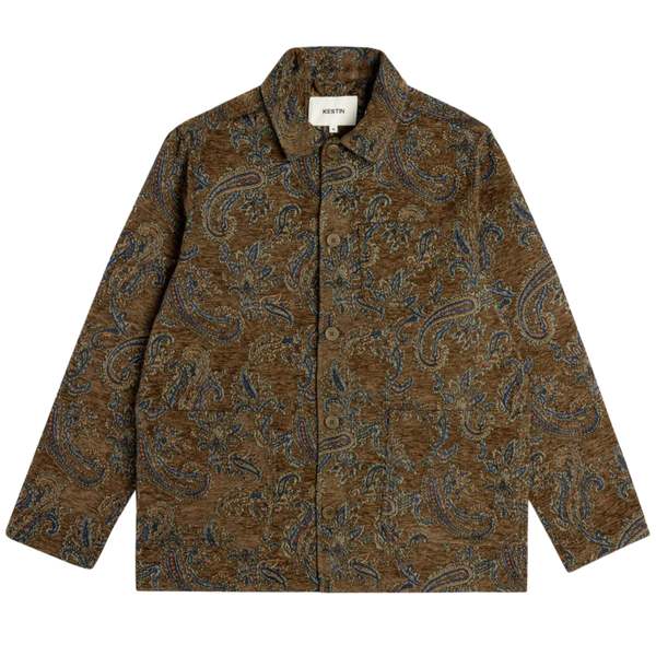 KESTIN ORMISTON JACKET IN OLIVE PAISLEY in OLIVE PAISLEY — main product view