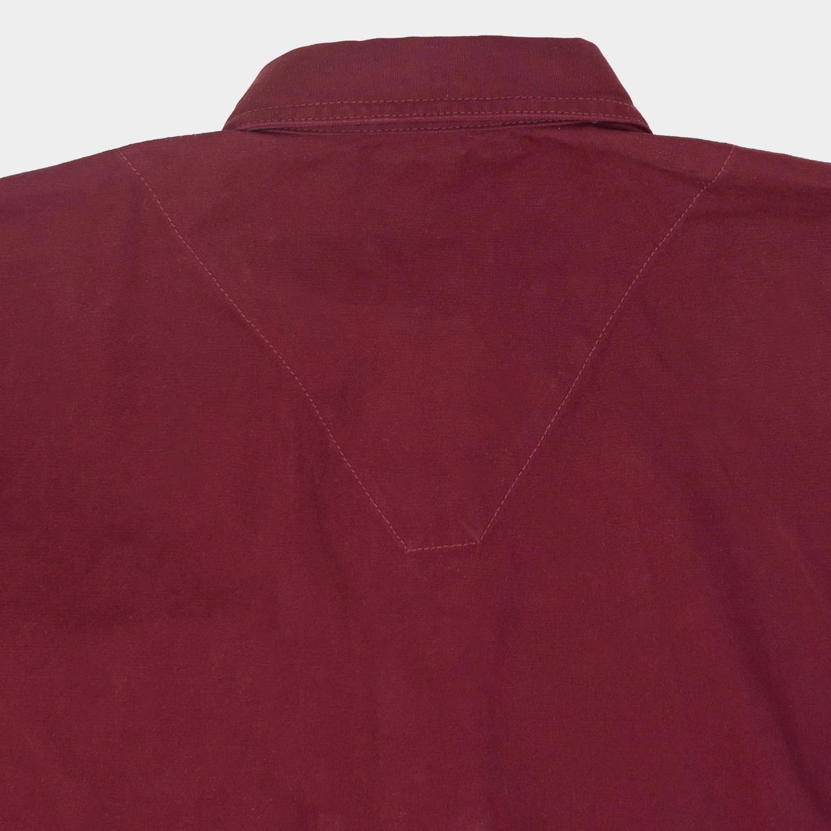 GARDENHEIR WASHED COTTON GARDENING SMOCK NO. 2 IN BEET in BEET — view 3