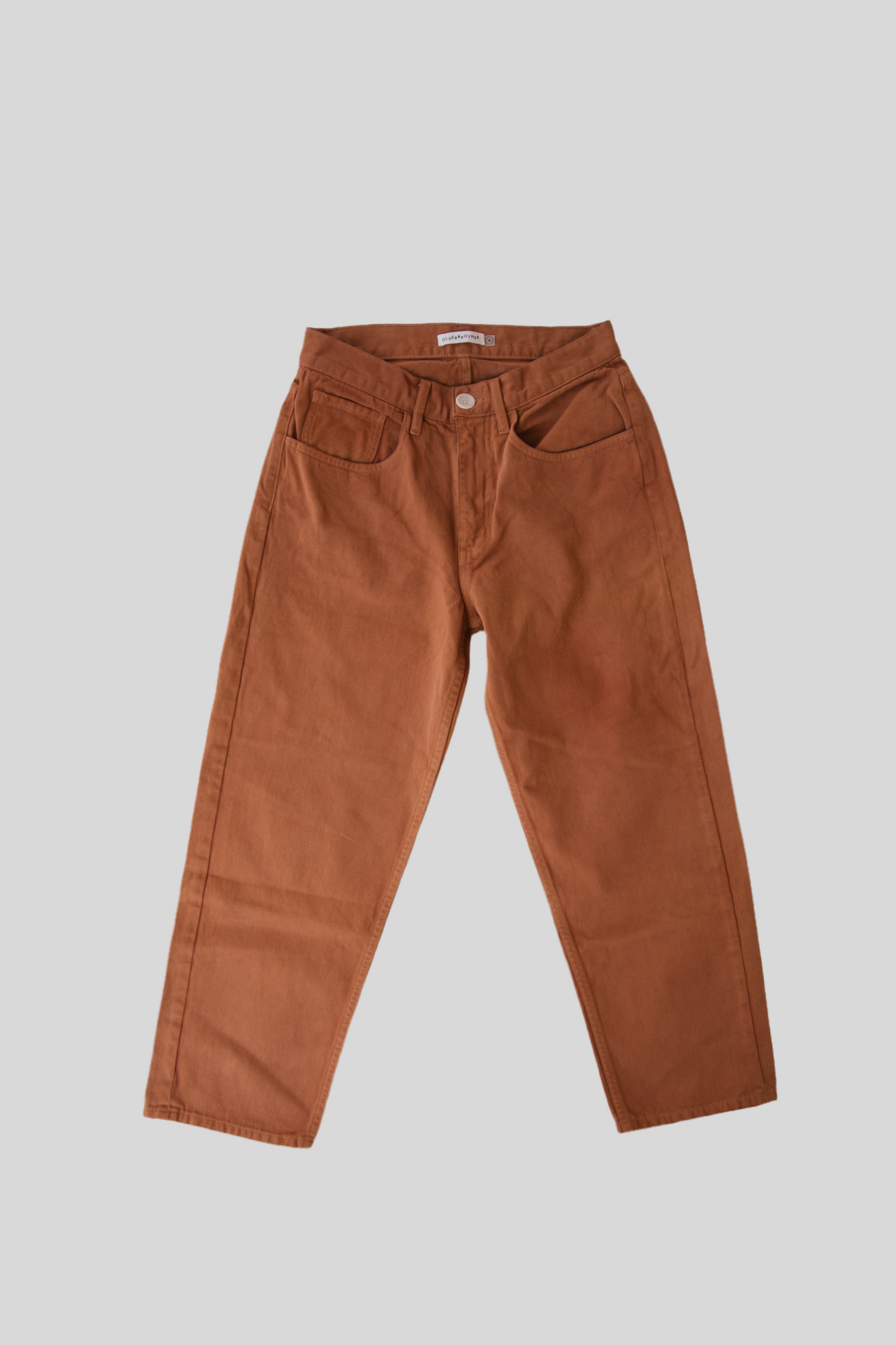 OLDERBROTHER DENIM PANT IN RED DIRT in RED DIRT — view 2