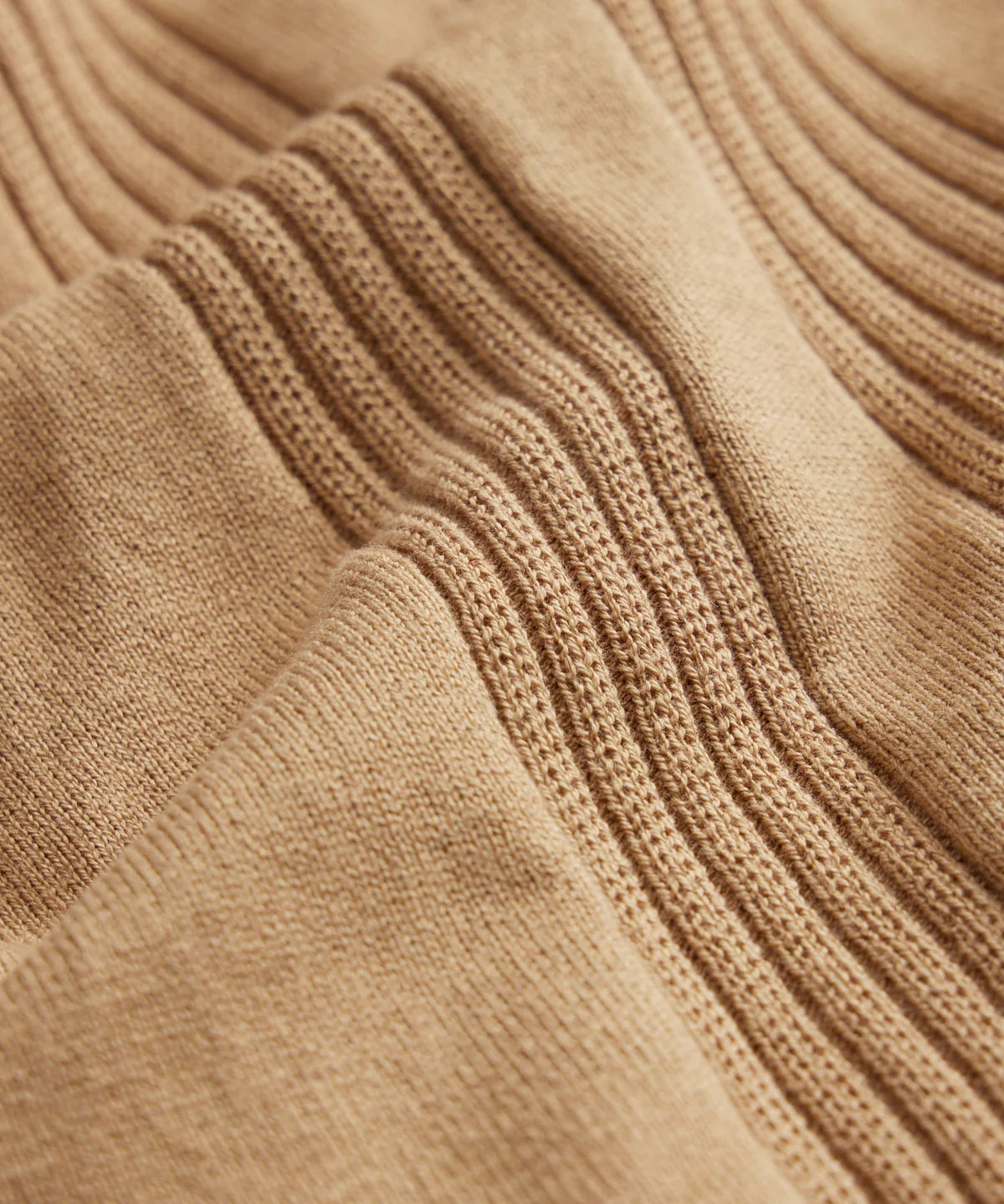 TODD SNYDER SILK COTTON RIBBED FULL PLACKET POLO IN PINE CONE in PINE CONE — view 3