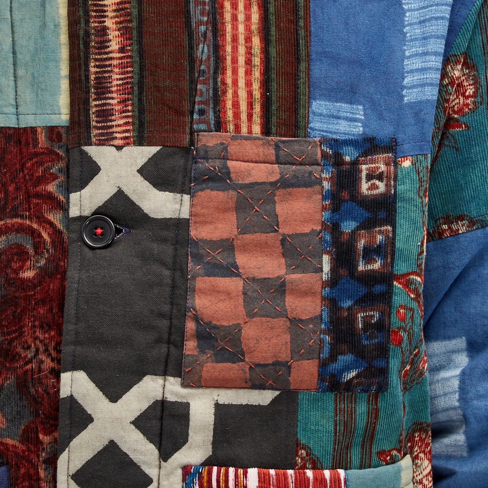 KARDO BODHI JACKET IN PATCHWORK in PATCHWORK — view 4