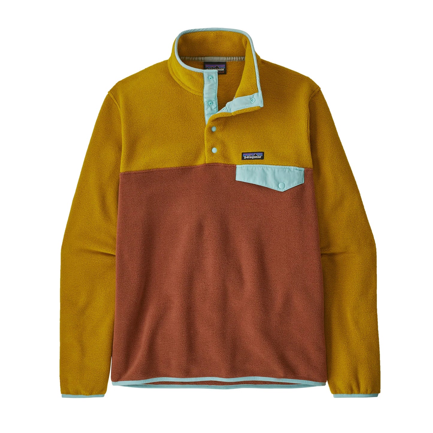 PATAGONIA LIGHTWEIGHT SYNCHILLA SNAP PULLOVER IN SISU BROWN