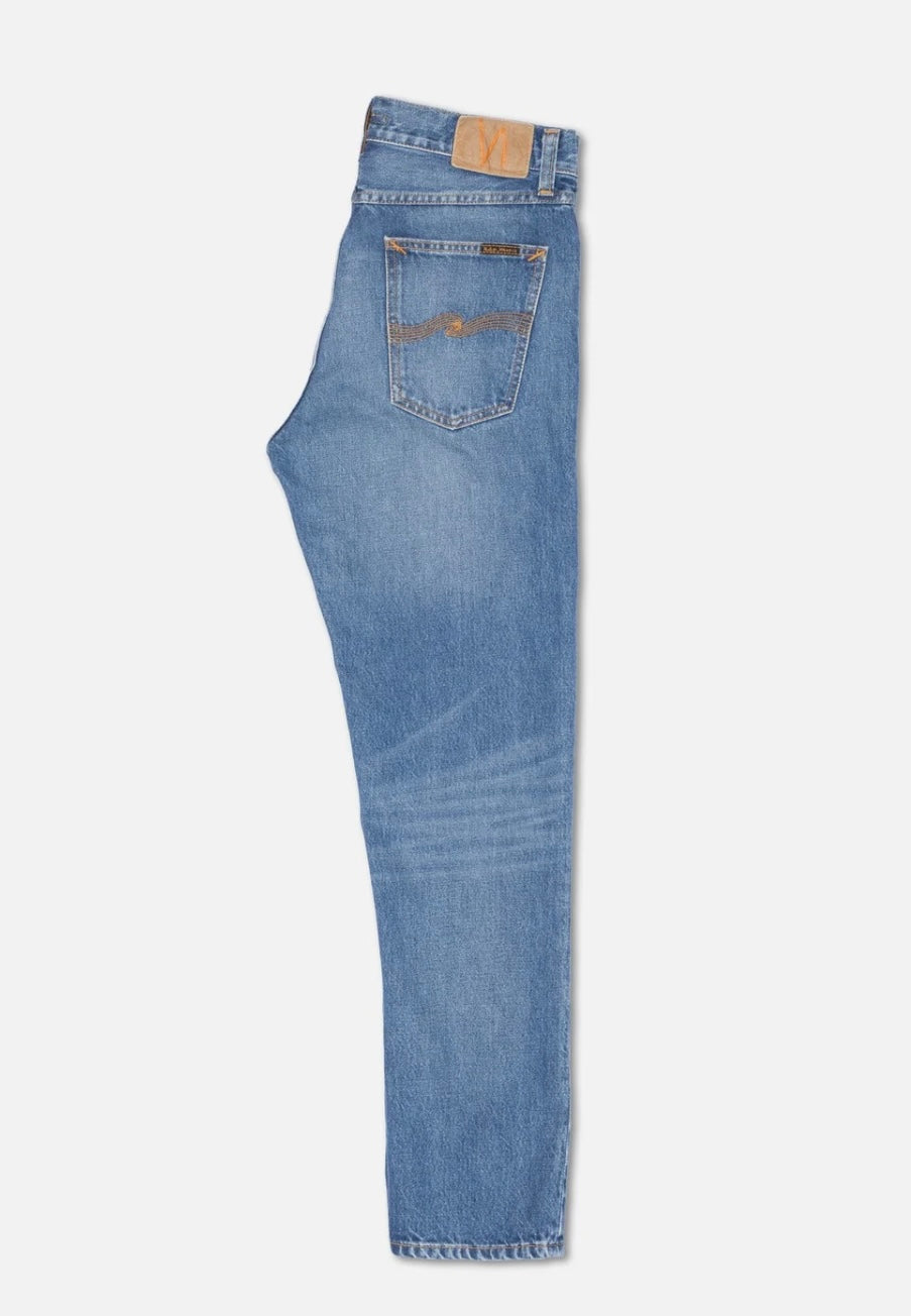 NUDIE JEANS STEADY EDDIE II IN BLUE HAZE in BLUE HAZE — view 2