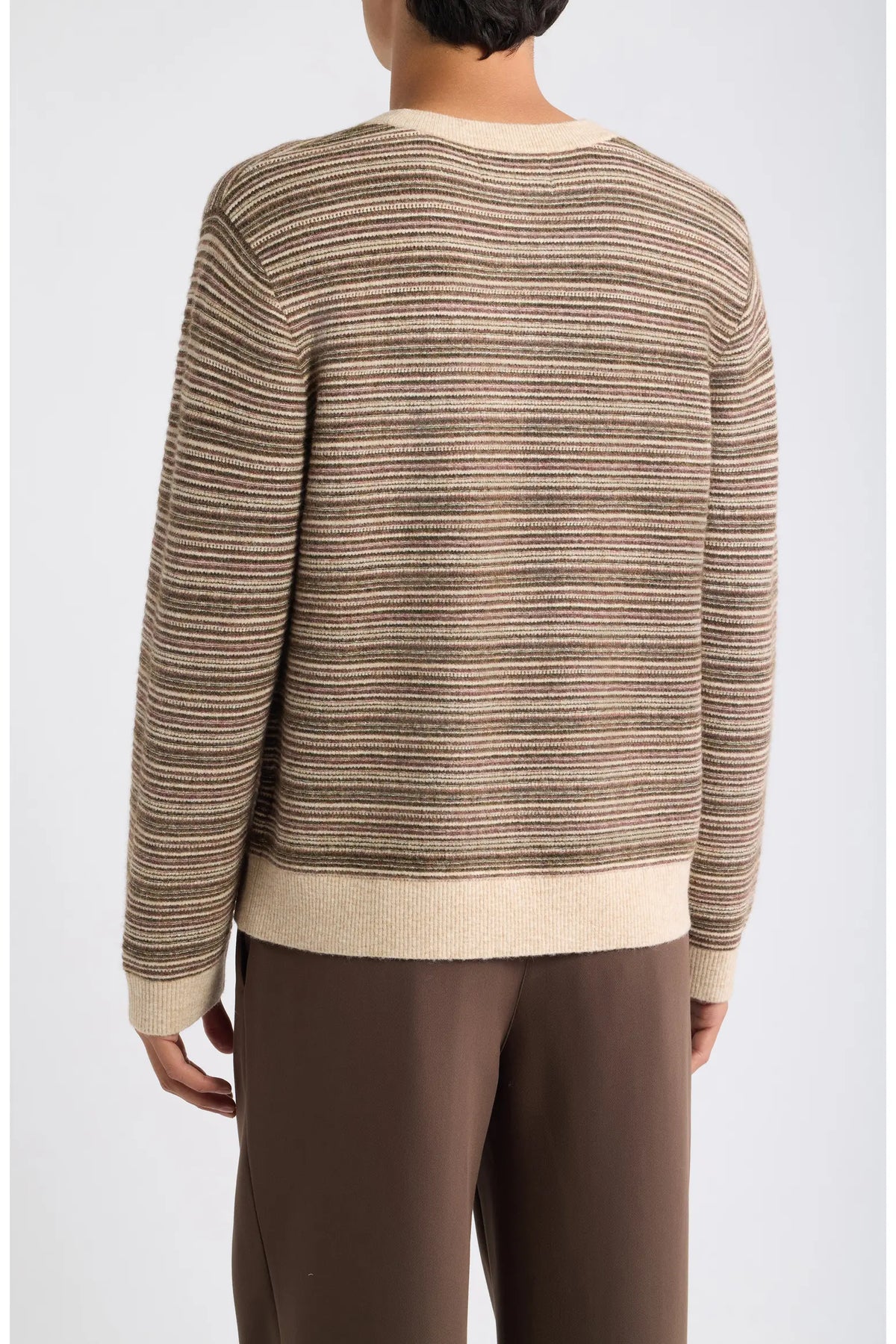 CORRIDOR MINI STRIPE CREWNECK IN MULTI STRIPE