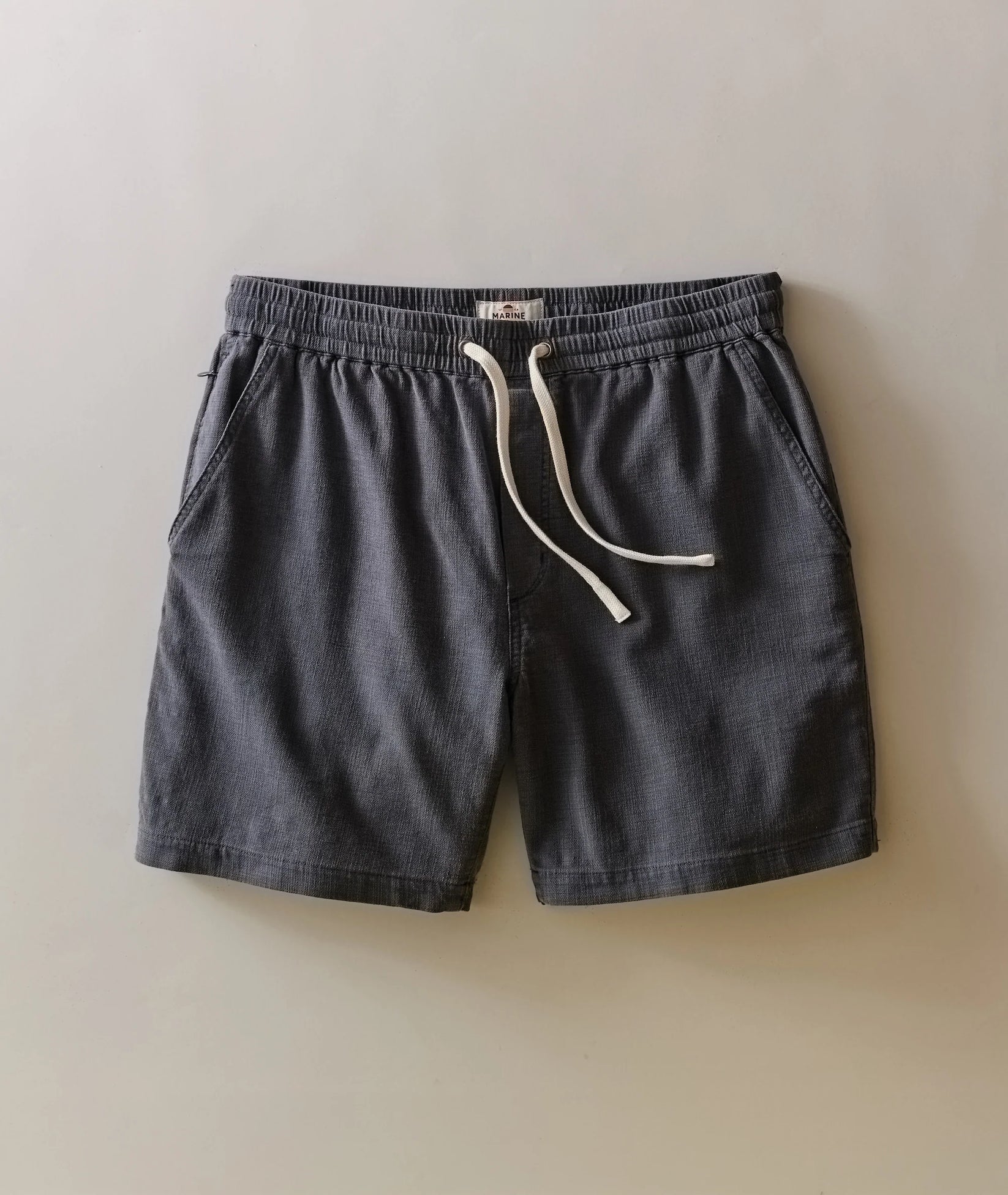 MARINE LAYER 6” SATURDAY BEACH SHORT IN FADED BLACK in FADED BLACK — main product view