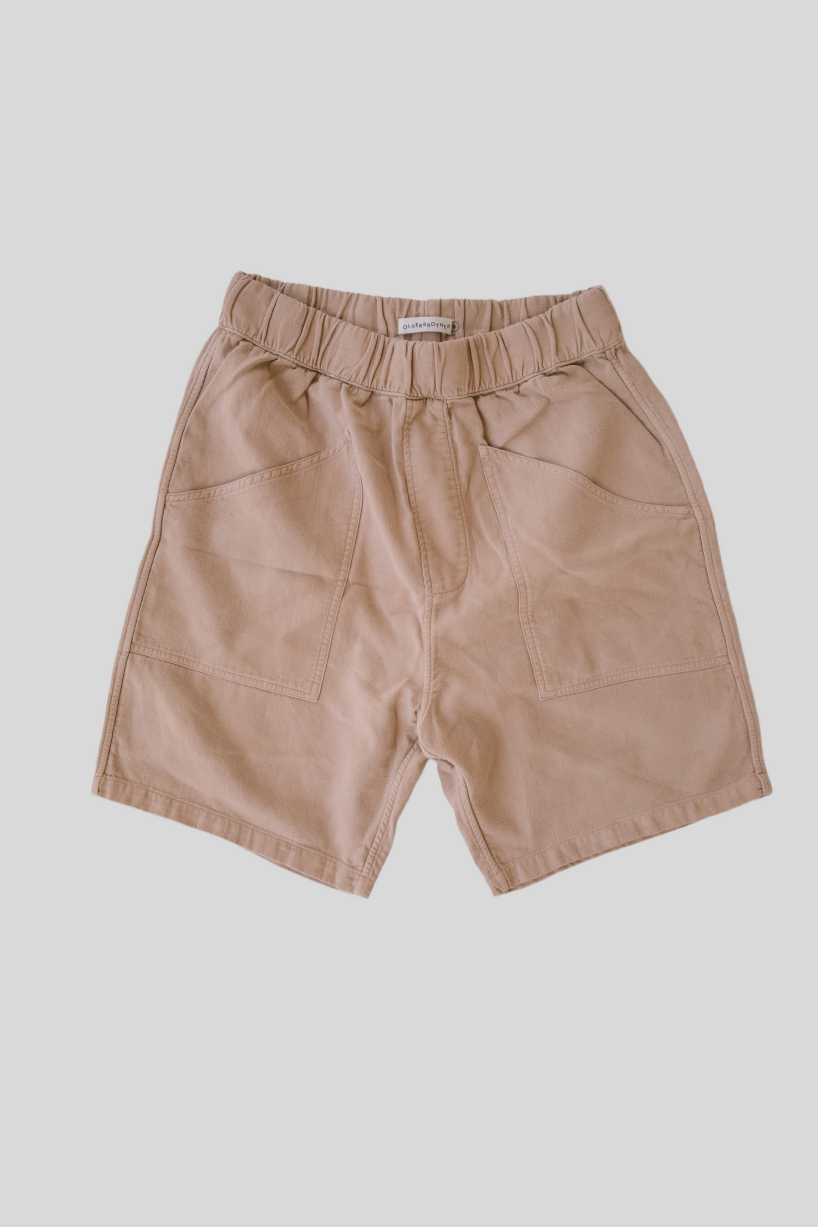 OLDERBROTHER LINEN CANVAS SHORT IN DUSTY ROSE in DUSTY ROSE — view 2