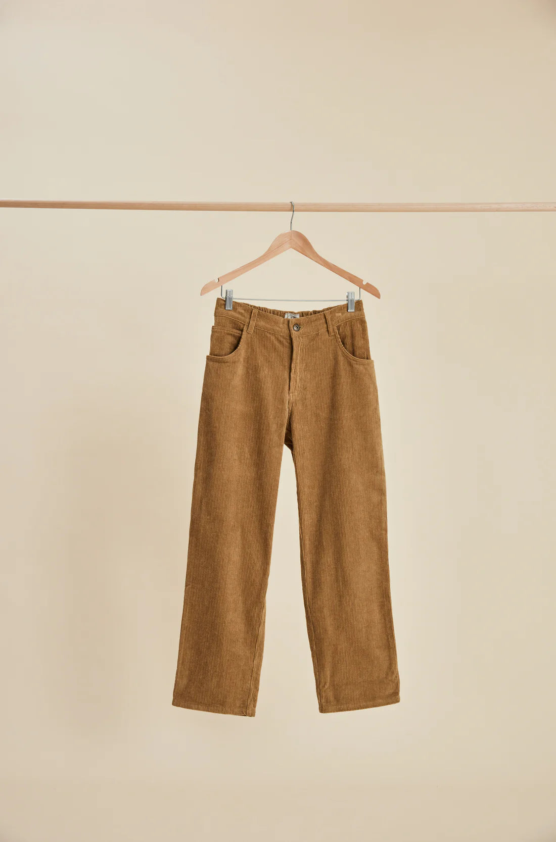 OTTWAY THE LABEL DAYTON PANT IN BROWN CORD in BROWN CORD — main product view