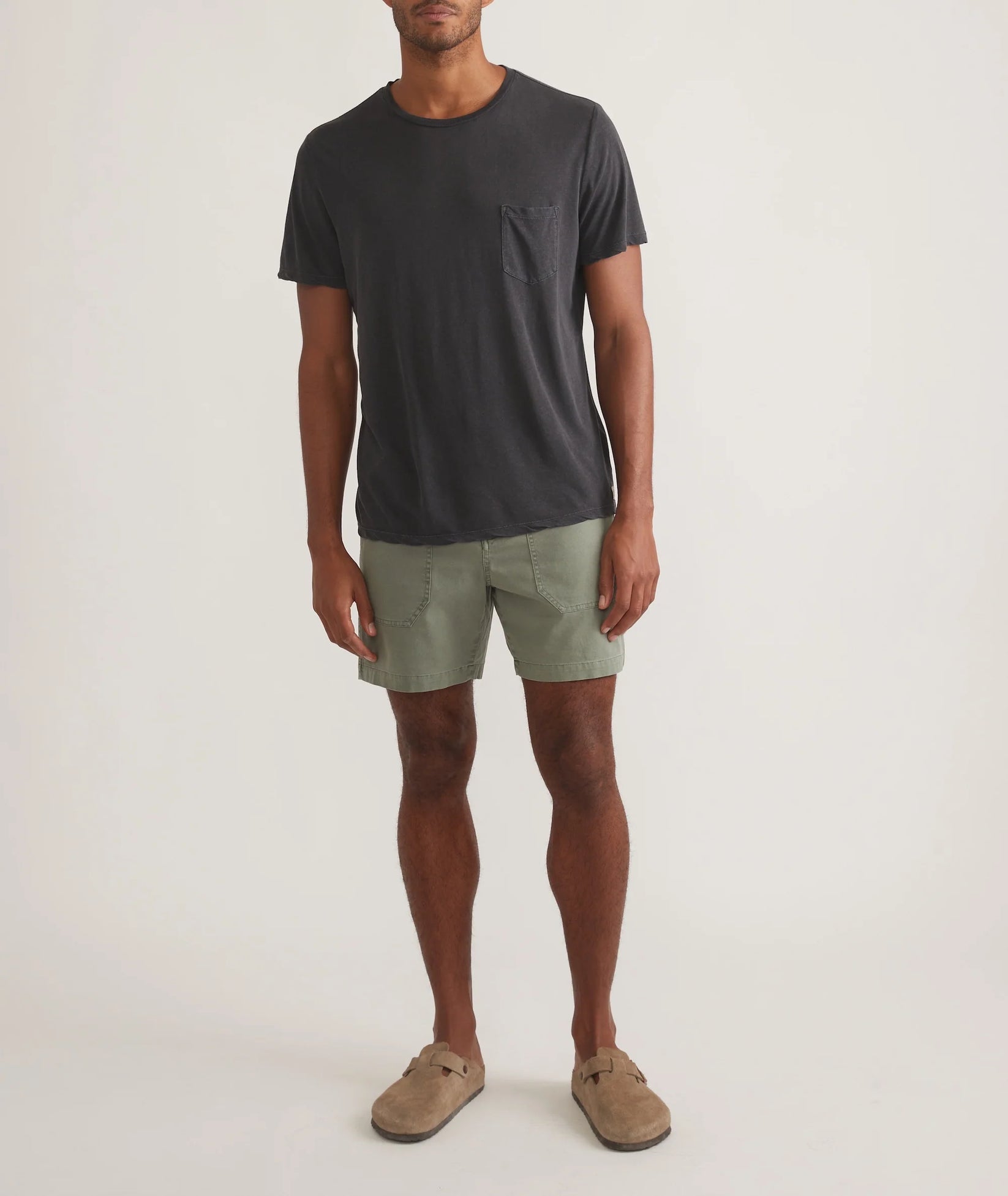 MARINE LAYER 6” BREYER UTILITY SHORT IN VETIVER in VETIVER — view 3