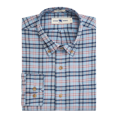 ONWARD RESERVE IVERNESS FEATHERWEIGHT FLANNEL IN ENDLESS SKY product view