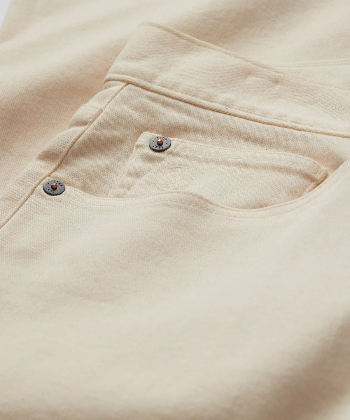 TODD SNYDER STRAIGHT FIT 5-POCKET CHINO IN CANVAS in CANVAS — view 3