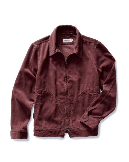 TAYLOR STITCH PISTON JACKET IN DRIED CHERRY