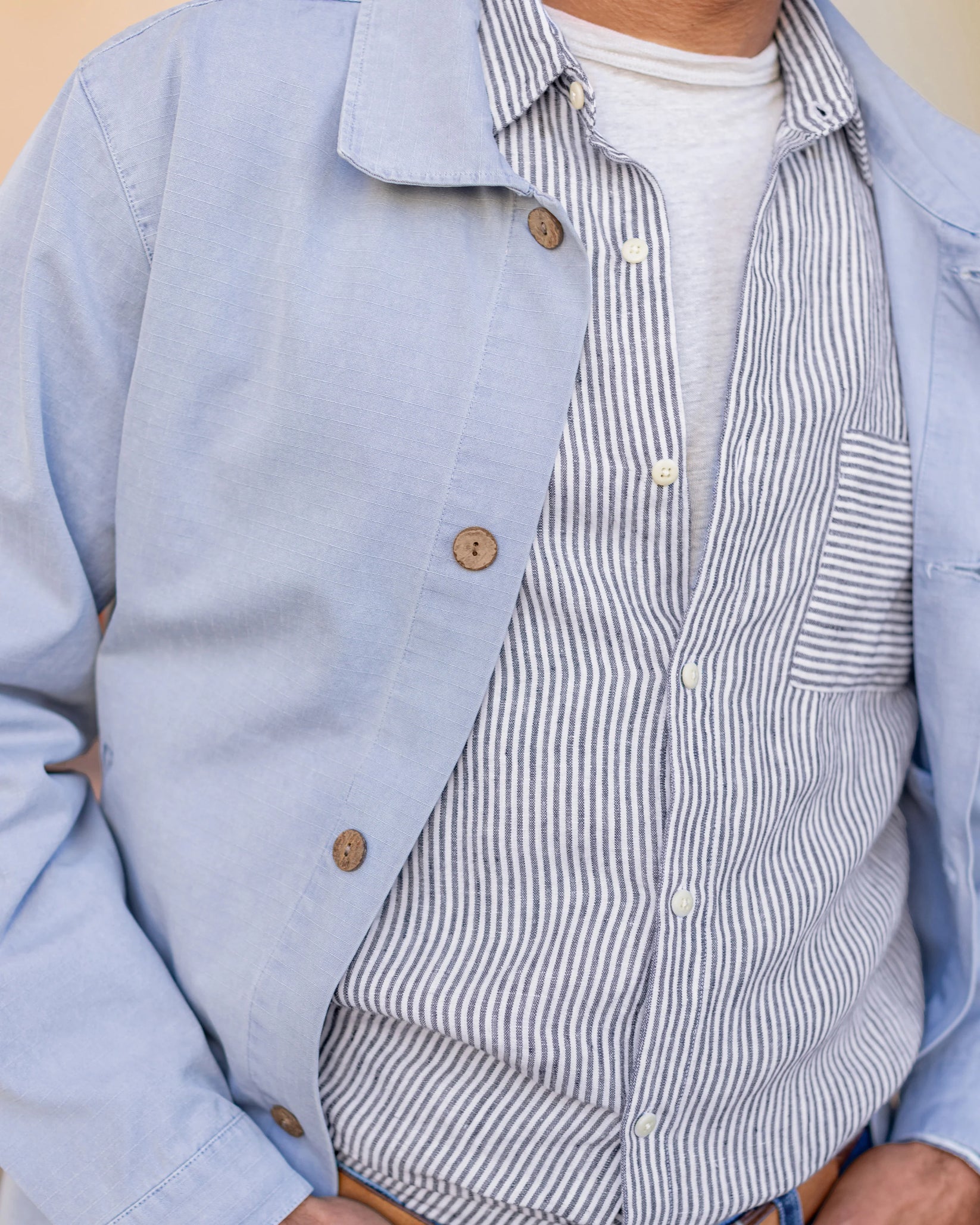 ALEX CRANE PAC SHELL JACKET IN WAVE in WAVE — view 3