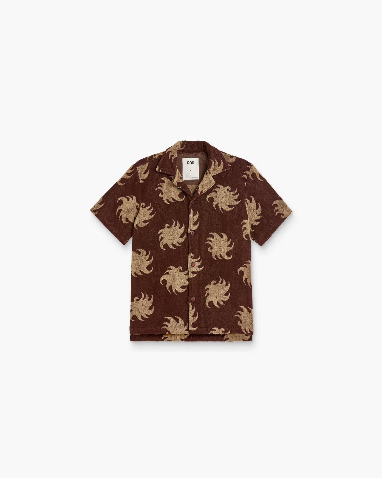 OAS CUBA TERRY SHIRT IN MOCHA EMBER in MOCHA EMBER — main product view