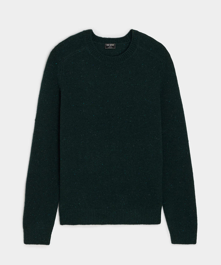 TODD SNYDER DONEGAL CREWNECK IN OAKMOSS