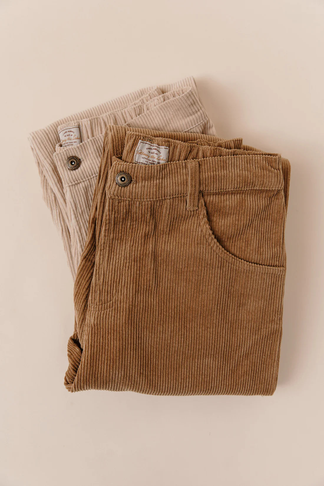 OTTWAY THE LABEL DAYTON PANT IN BROWN CORD