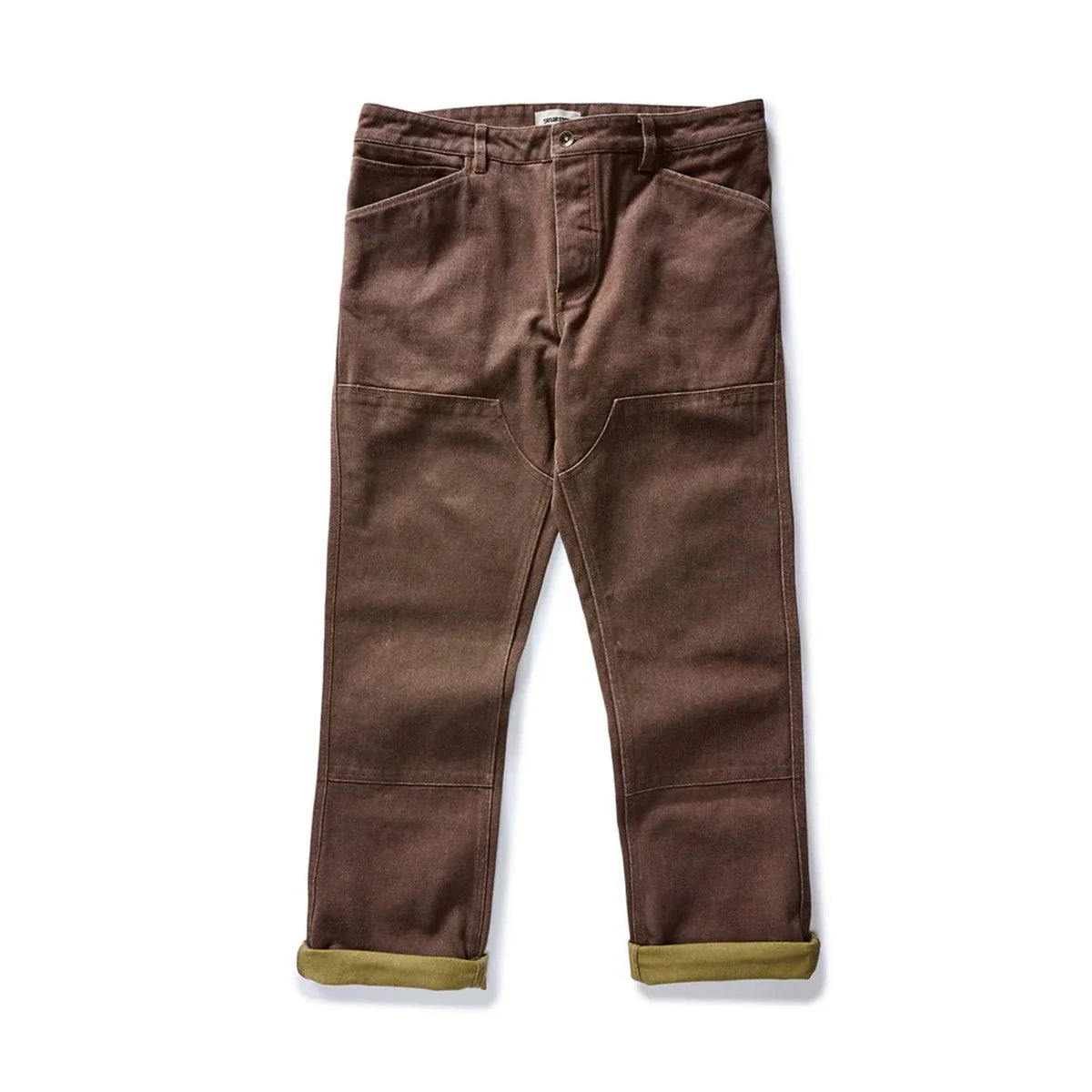 TAYLOR STITCH CHORE PANT IN AGED PENNY CHIPPED CANVAS in AGED PENNY CHIPPED CANVAS — view 2