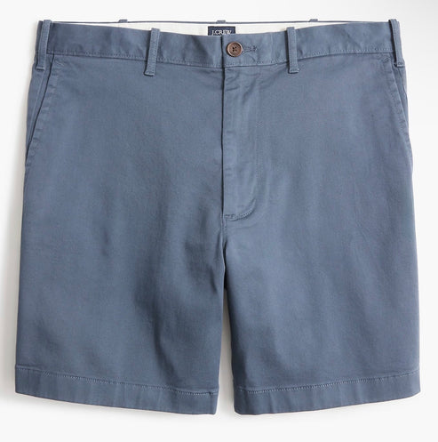 J. Crew J CREW 7” FLEX CHINO SHORT IN LEGACY BLUE product view