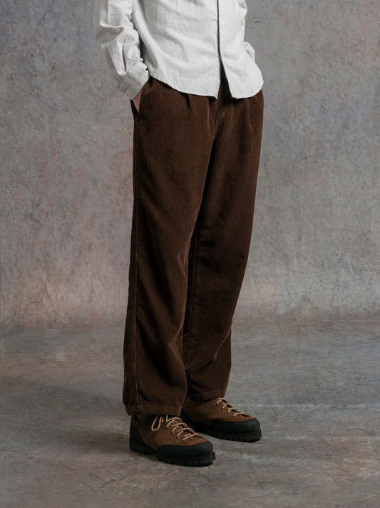 KESTIN DOUNE PANT IN PEAT 8-WALE CORDUROY