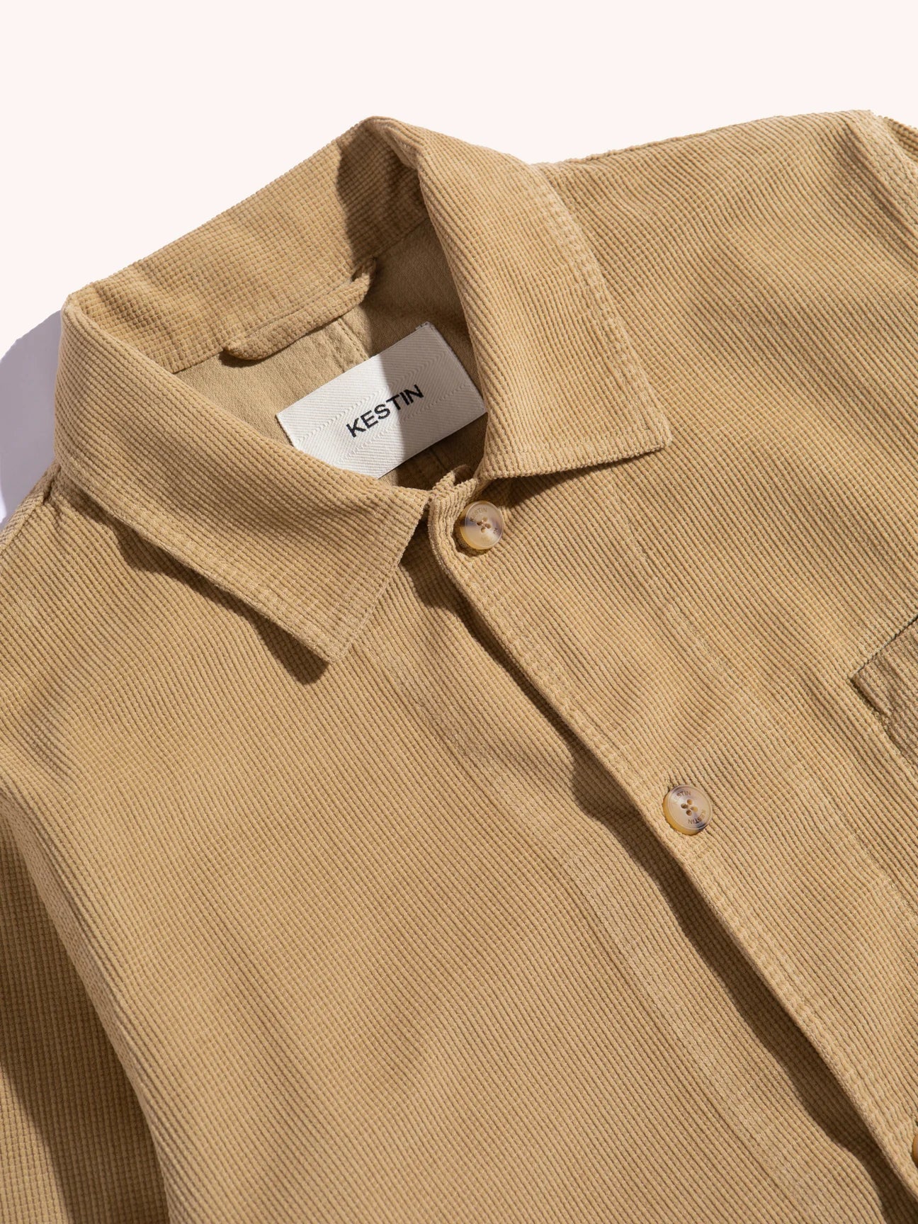 KESTIN HUNTLY JACKET IN SAND WAFFLE CORD in SAND WAFFLE CORD — view 4