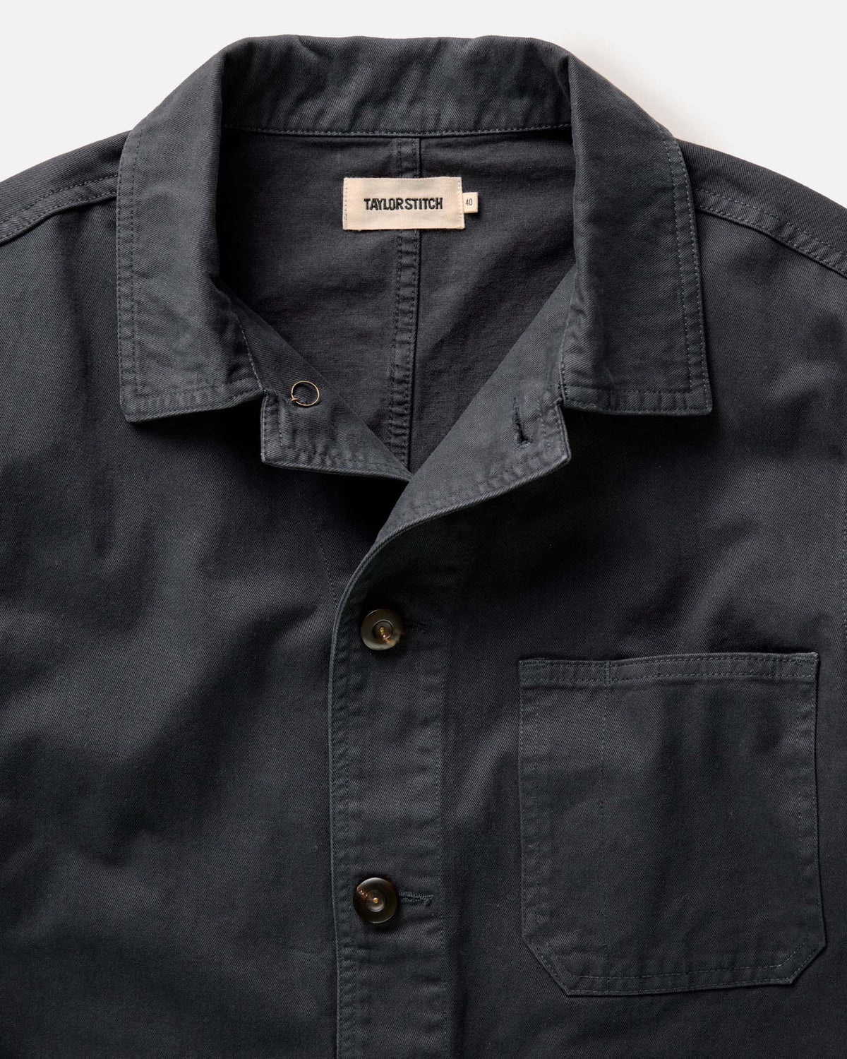 TAYLOR STITCH THE OJAI JACKET IN ORGANIC NAVY FOUNDATION TWILL