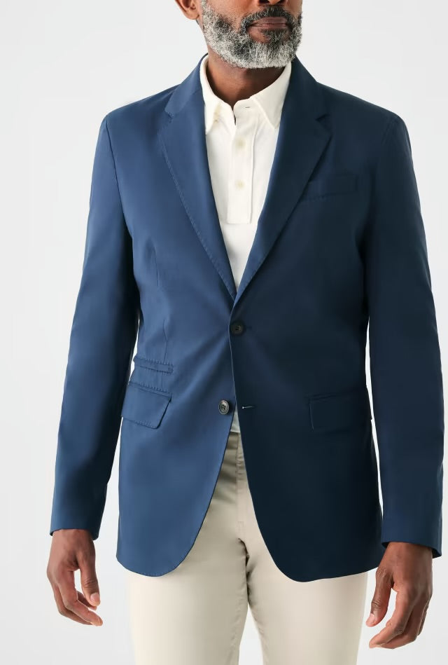 FAHERTY MOVEMENT BLAZER IN NAVY in NAVY — main product view