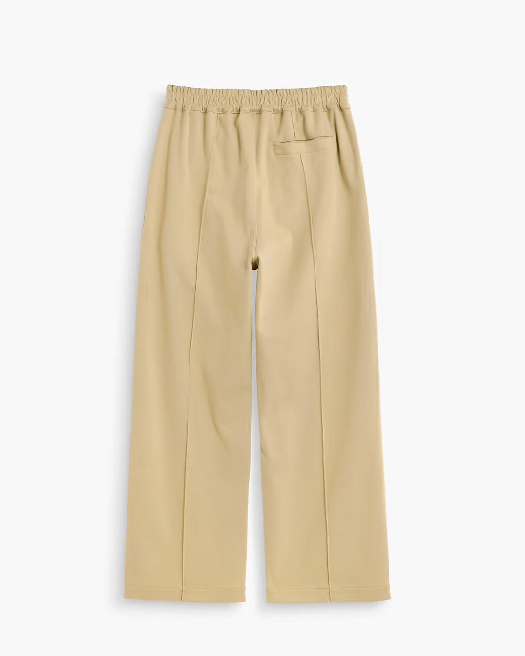 OAS CASPAR PLEATED COTTON PANT IN BEIGE in BEIGE — view 2