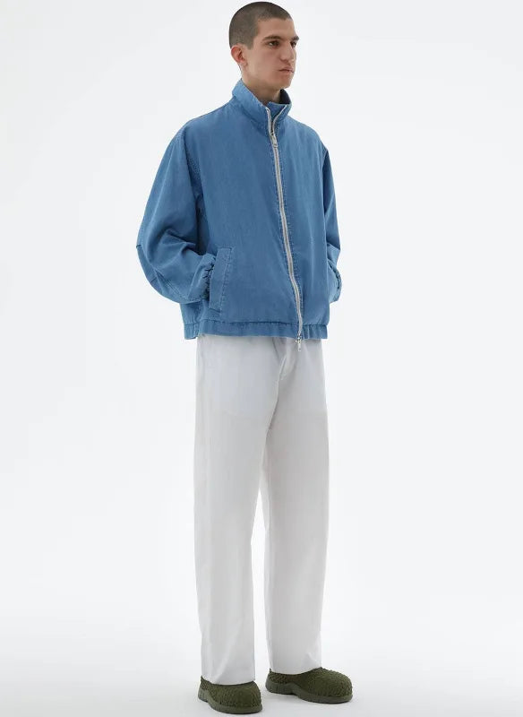 SUNNEI BOMBER JACKET IN DENIM in DENIM — view 2