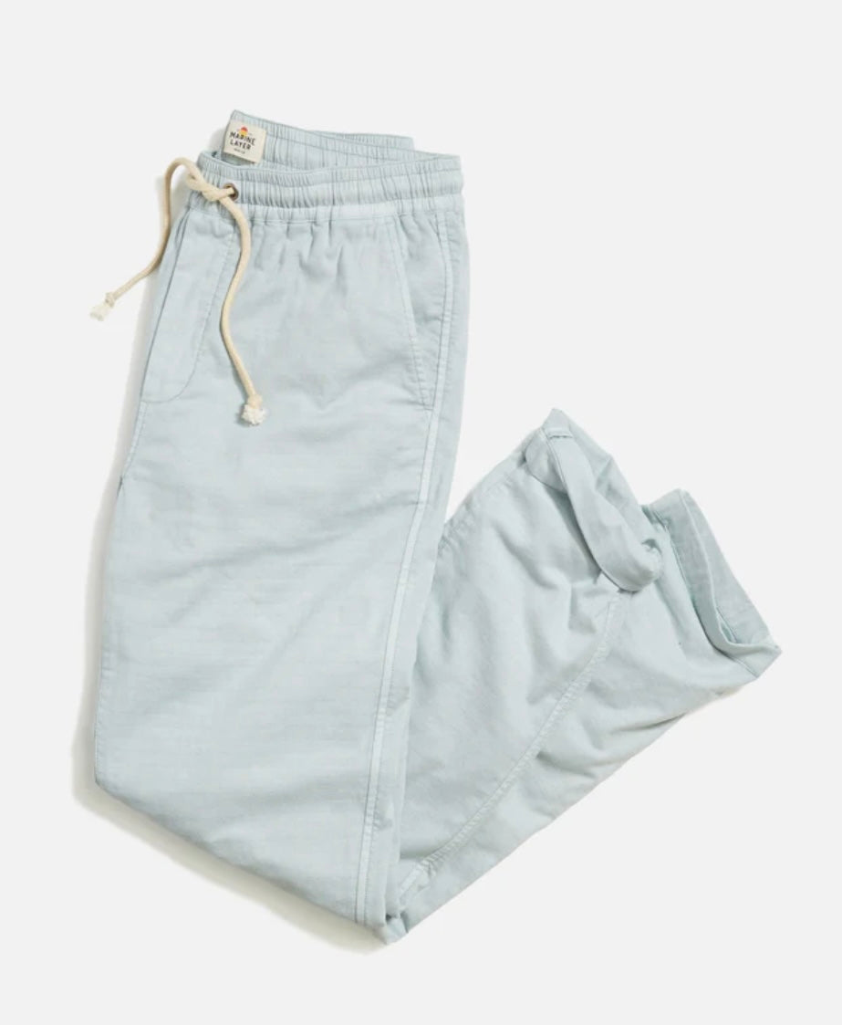 MARINE LAYER SATURDAY STRETCH BEACH PANT IN LIGHT BLUE in LIGHT BLUE — main product view