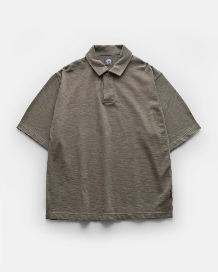 18 EAST PETER SS BIG POLO IN PALE ARMY