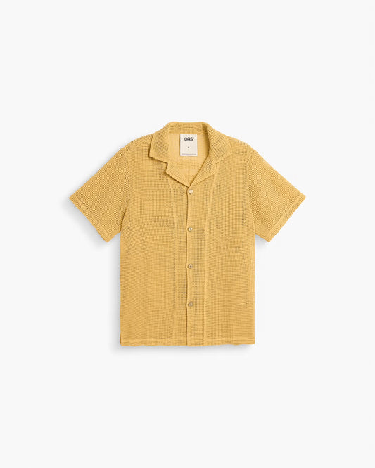 OAS TERRA CUBA SHIRT IN DARK YELLOW