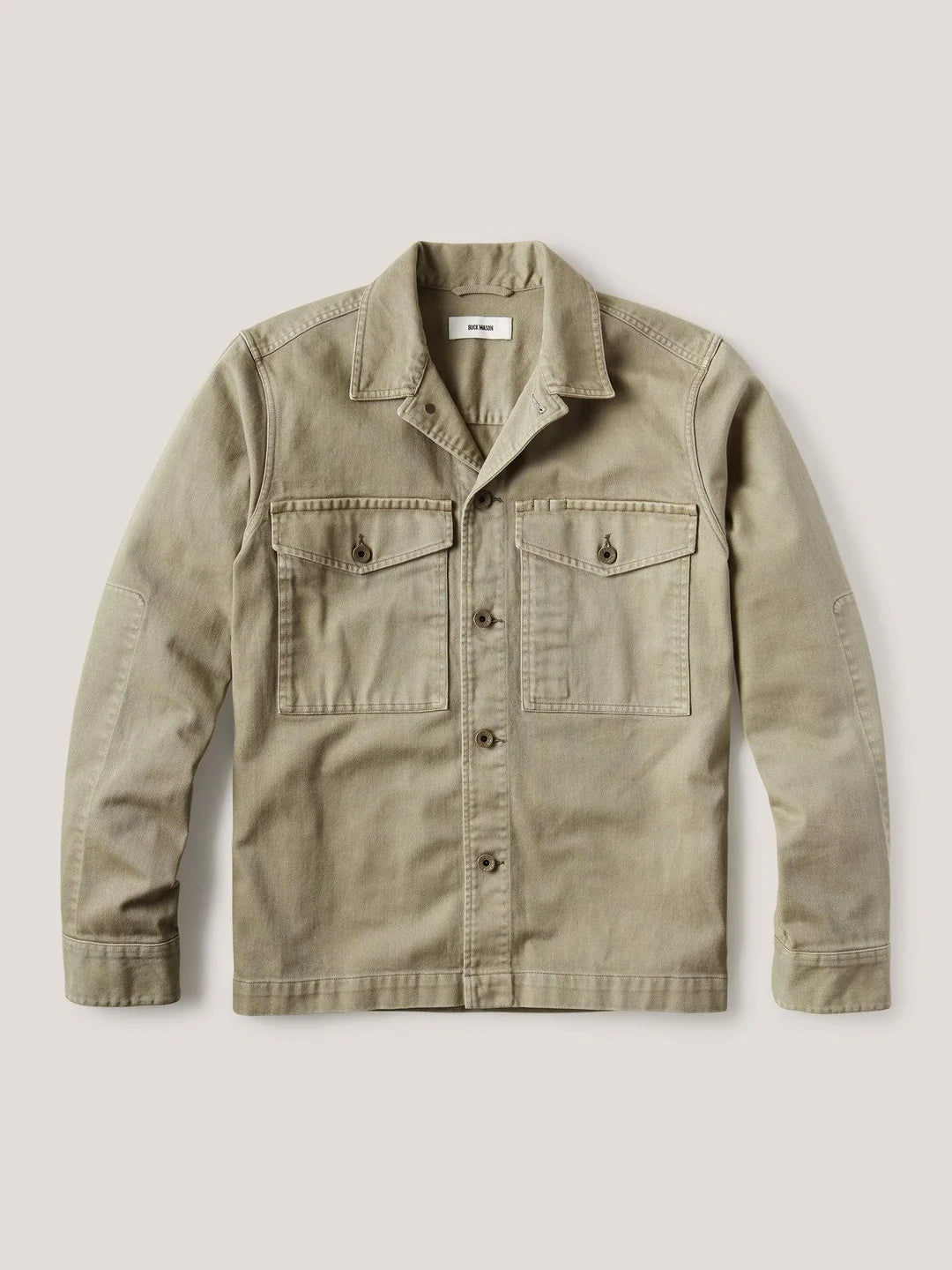 BUCK MASON TWILL FIELD JACKET IN FADED FATIGUE BUNKER