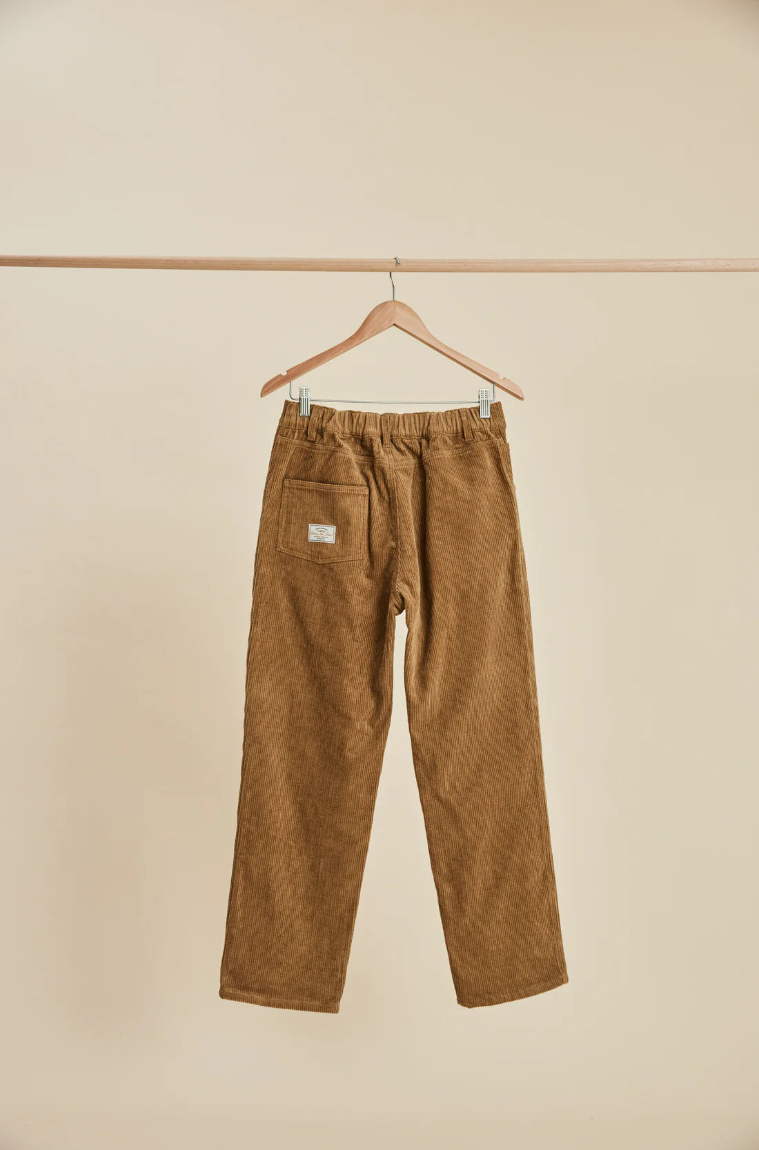 OTTWAY THE LABEL DAYTON PANT IN BROWN CORD in BROWN CORD — view 2