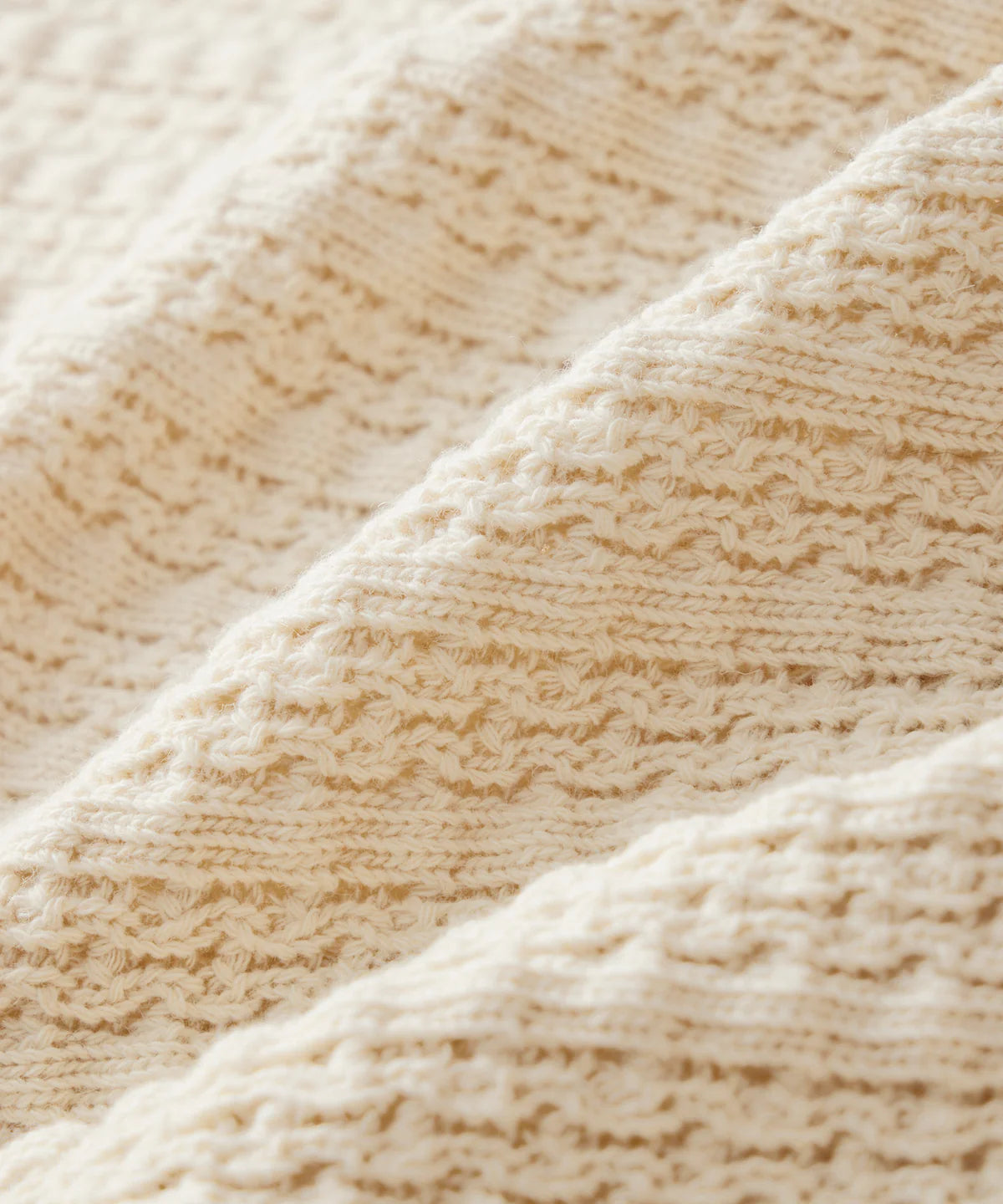 TODD SNYDER TEXTURED WOOL POLO IN NATURAL in NATURAL — view 3