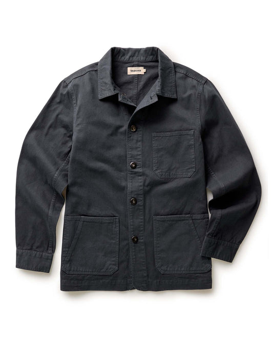 Taylor Stitch The Ojai Jacket In Organic Navy Foundation Twill - Rent with Thred