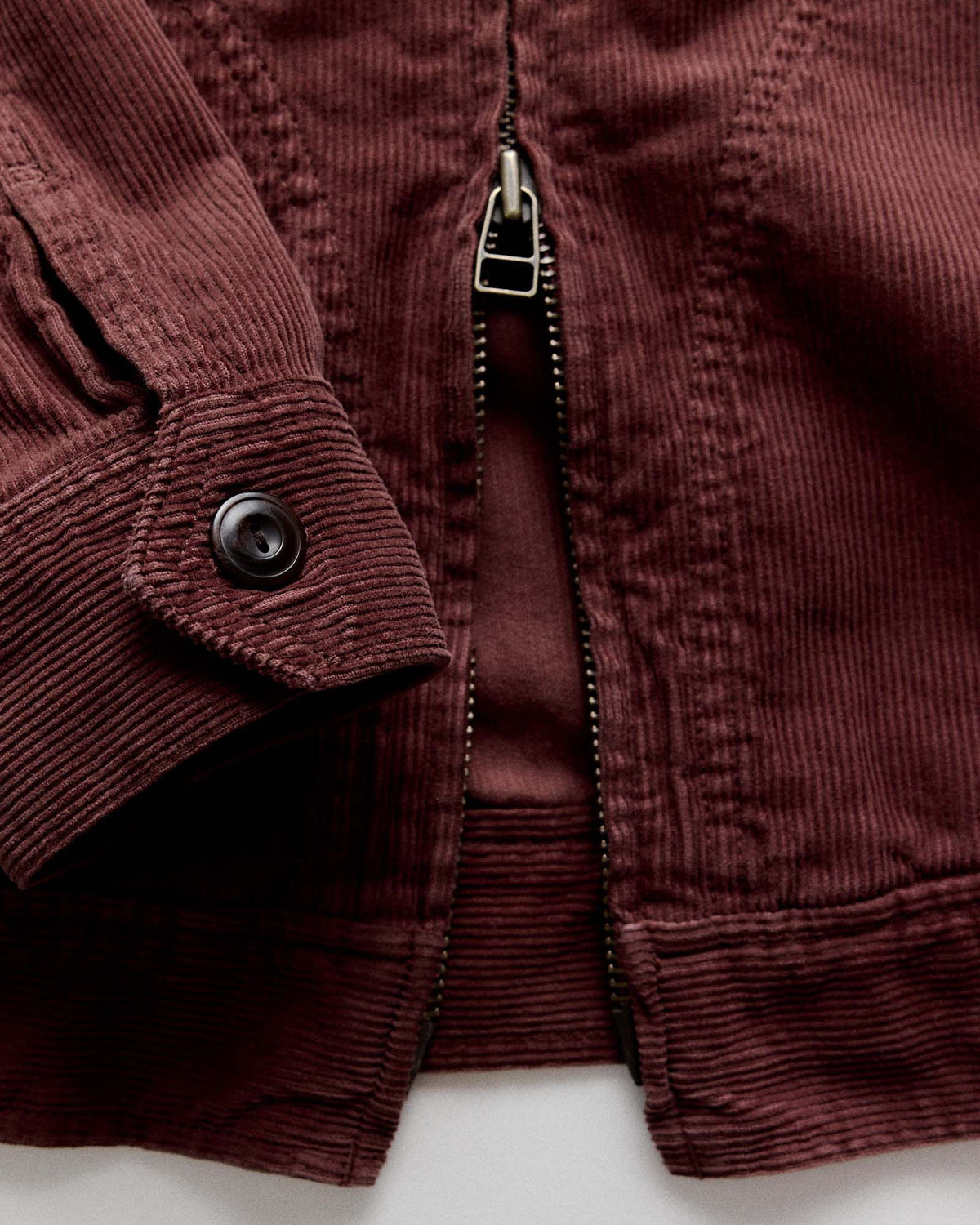 TAYLOR STITCH PISTON JACKET IN DRIED CHERRY in DRIED CHERRY — view 3