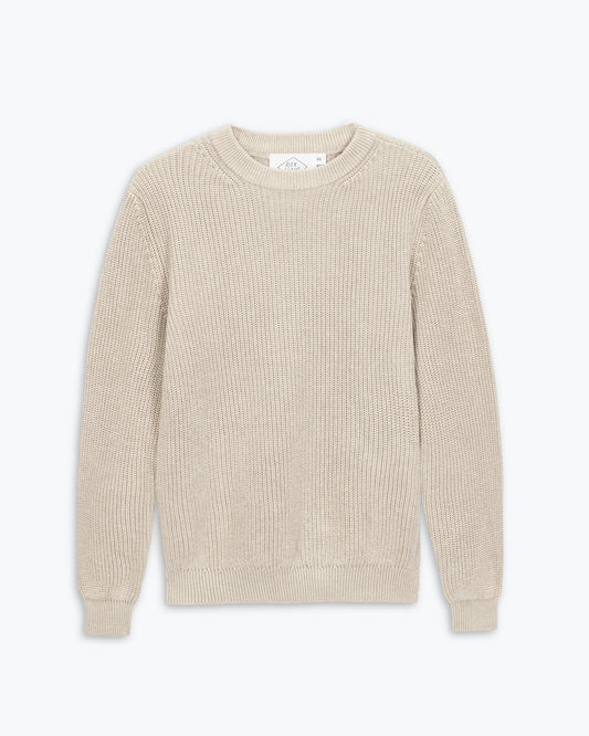 ALEX CRANE BAY SWEATER IN BONE