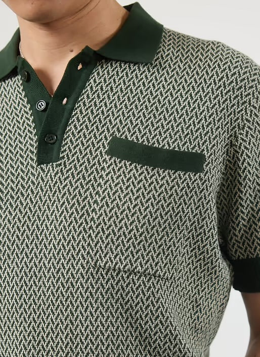 PERCIVAL CASA MARTINI COTTIN POLO IN NAVY