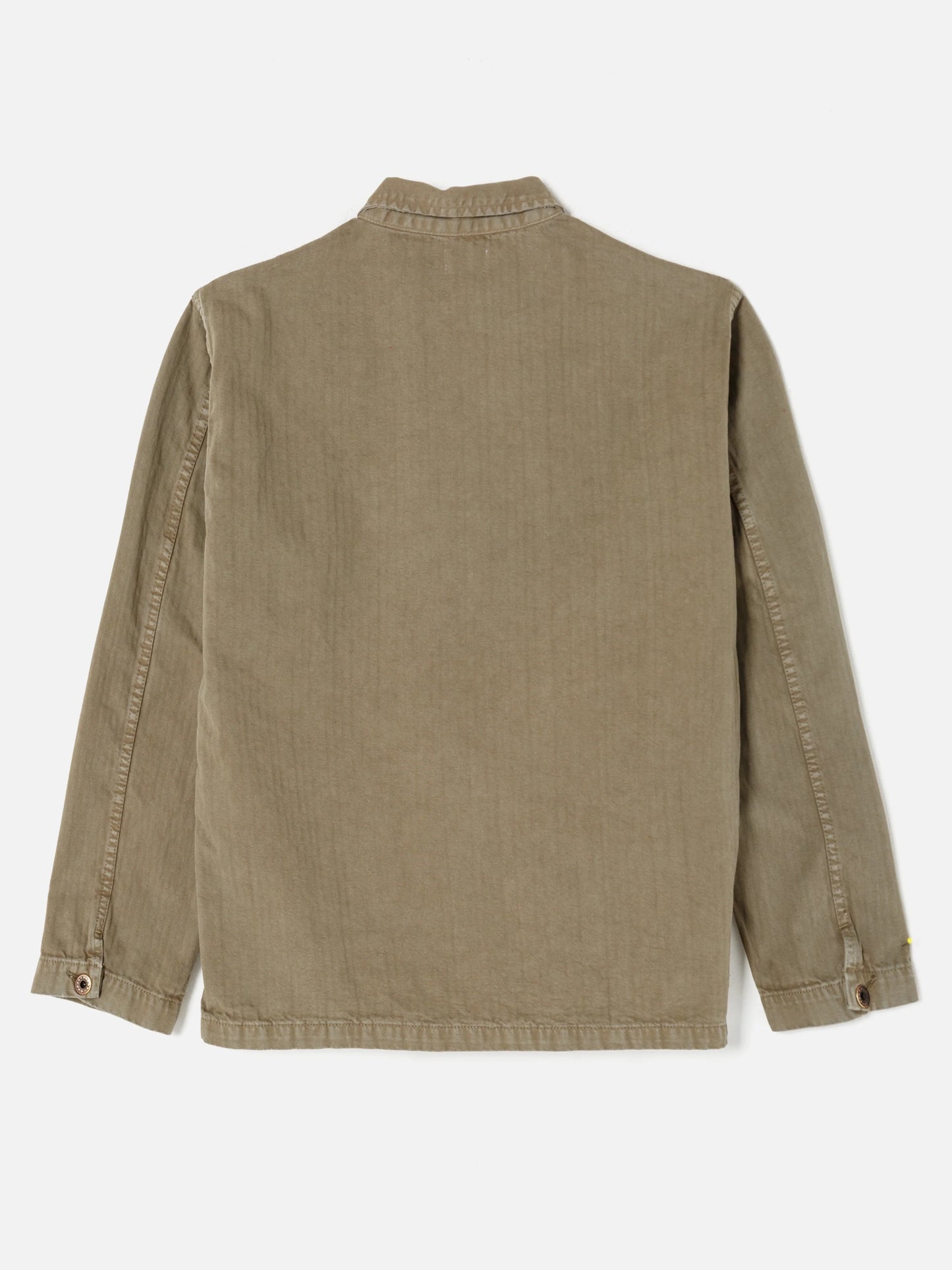 RE/DONE CADET SHIRT JACKET IN DIRTY SAGE