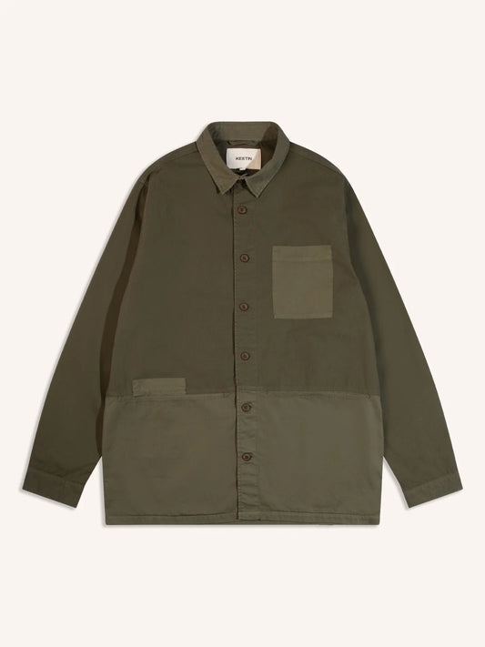 KESTIN ROSYTH OVERSHIRT IN DARK OLIVE