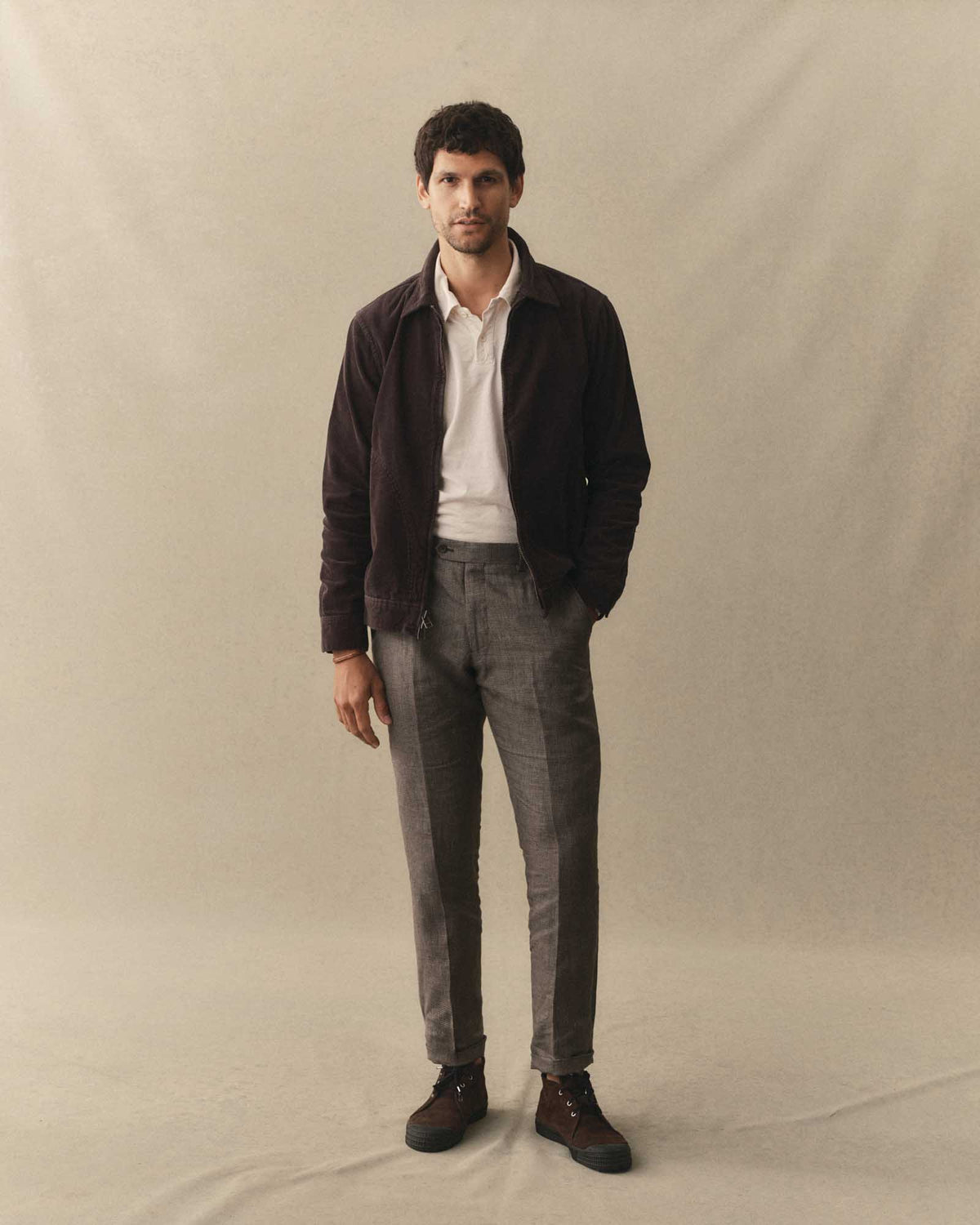 Taylor Stitch Piston Jacket In Coal Corduroy - Rent with Thred