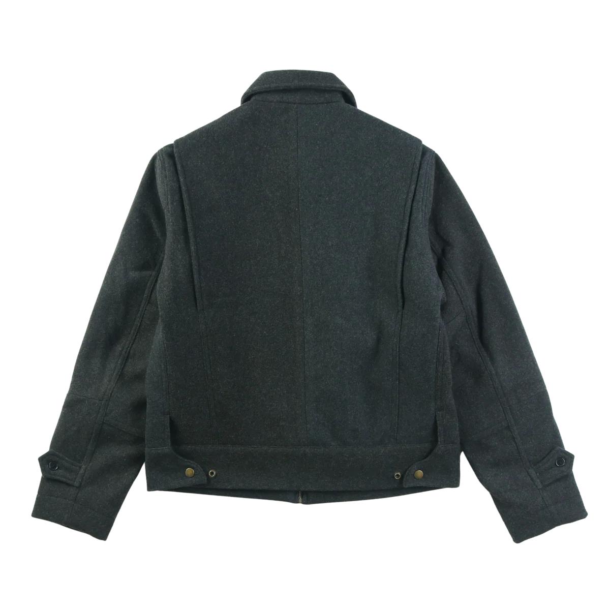 PATINA WOOL CREW JACKET IN GREY in GREY — view 2