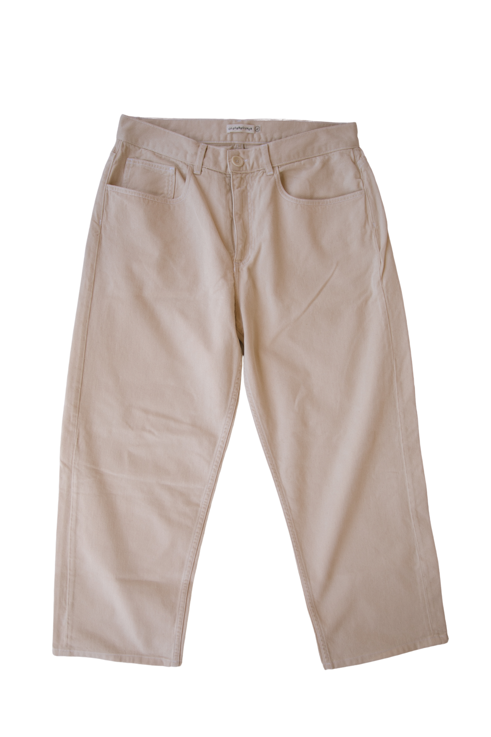 OLDERBROTHER DENIM PANT IN NATURAL in NATURAL — main product view
