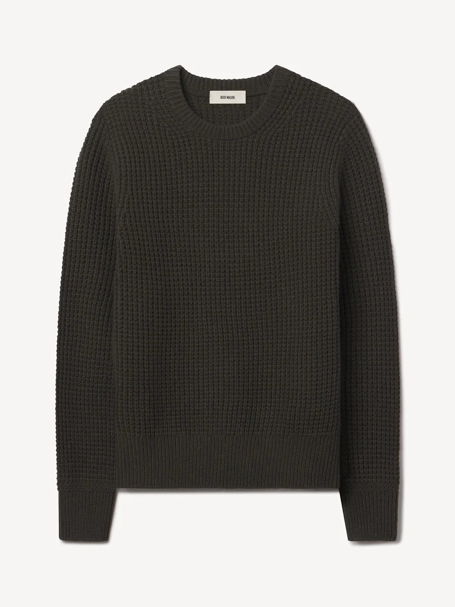BUCK MASON HERDSMAN CREW IN LODEN in LODEN — main product view