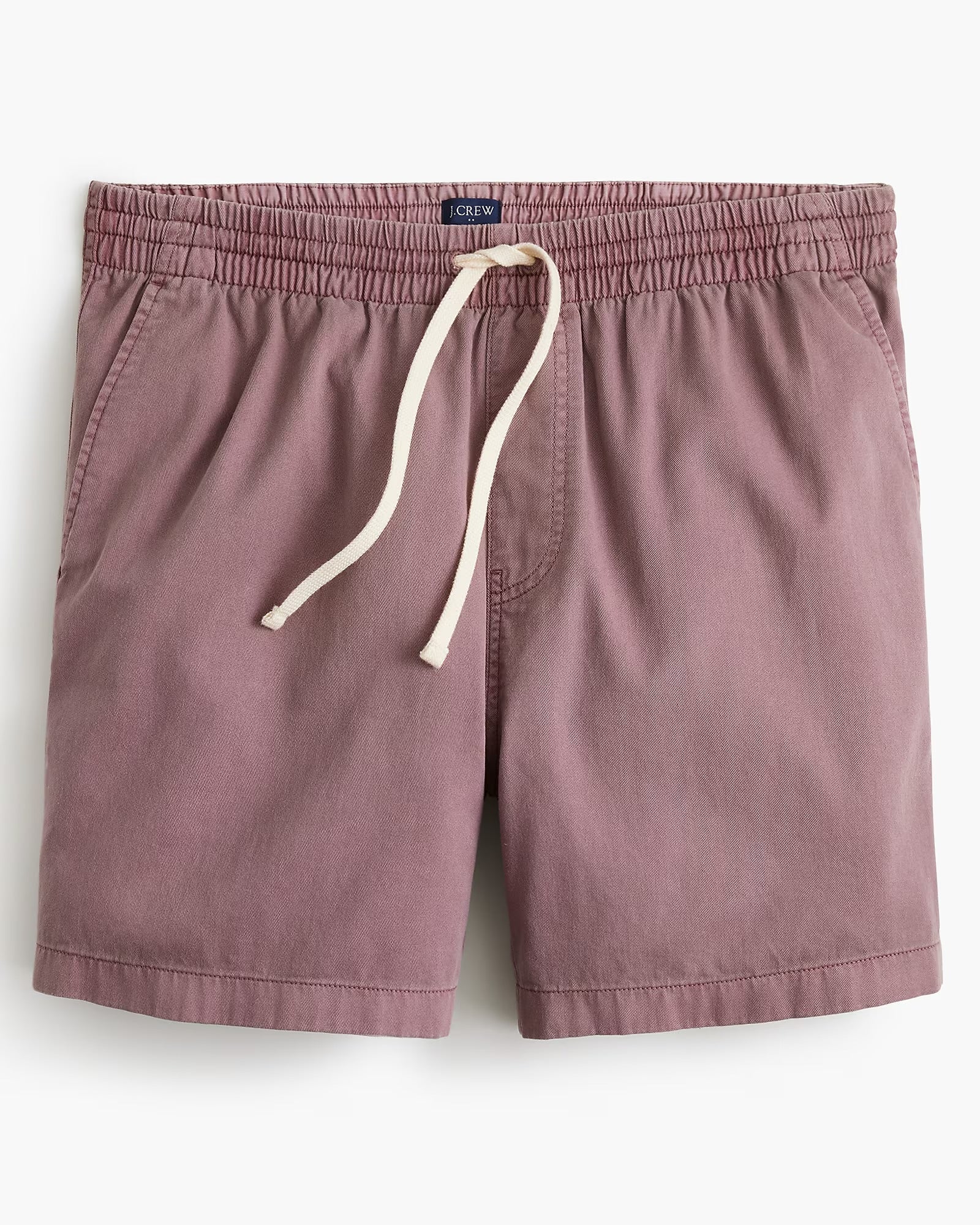 J. Crew J CREW GARMENT-DYED DOCK SHORT IN DRY FIG in DRY FIG — main product view