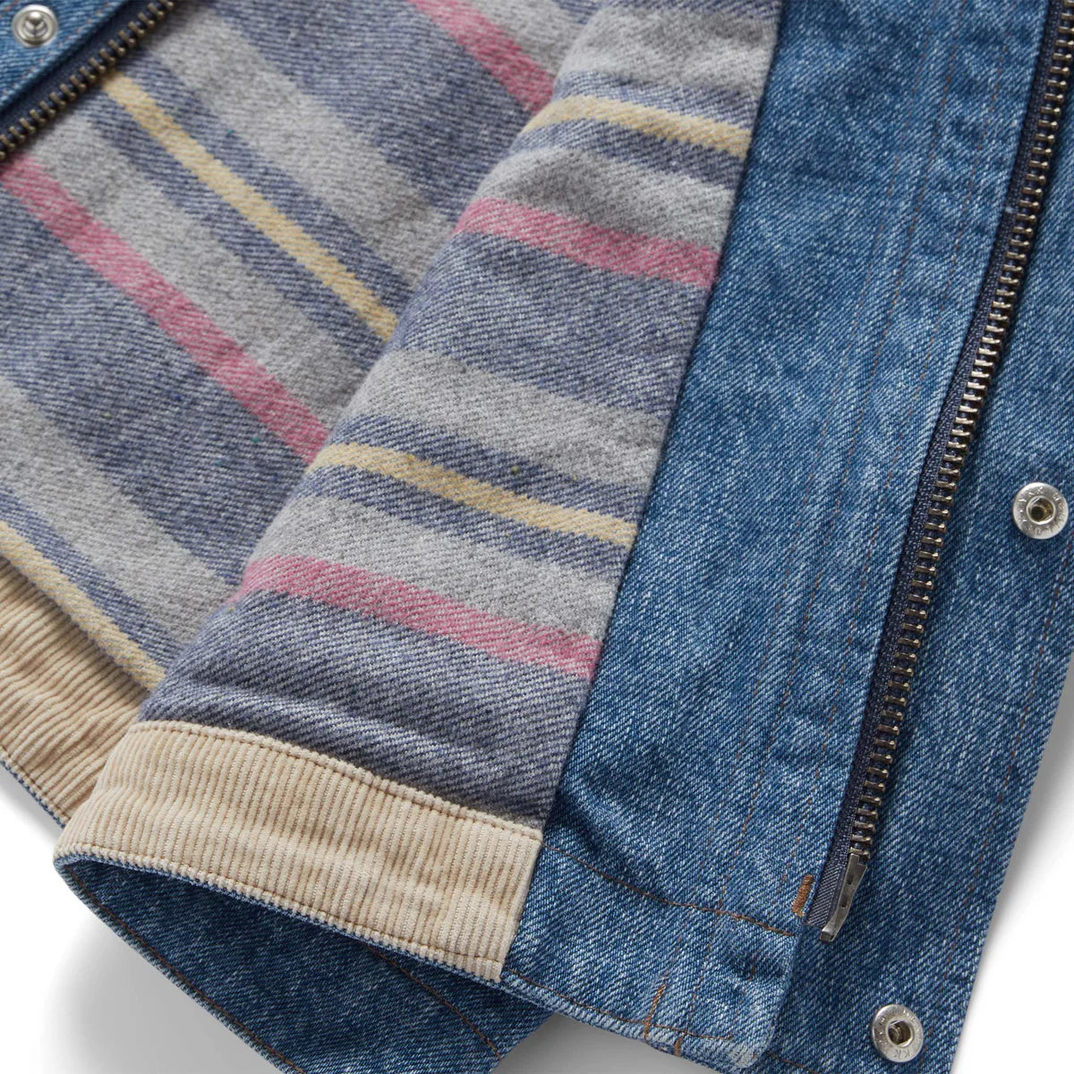 TAYLOR STITCH WORKHORSE JACKET IN FLETCHER WASH ORGANIC SELVAGE in FLETCHER WASH ORGANIC SELVAGE — view 4