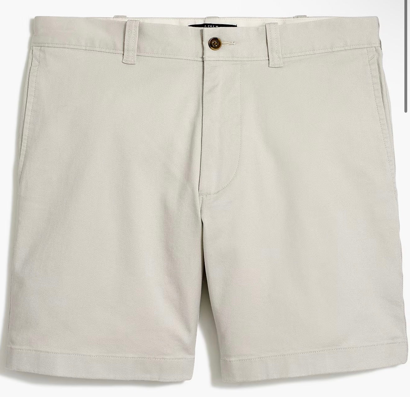 J. Crew J CREW 7” FLEX CHINO SHORT IN STONE in STONE — main product view